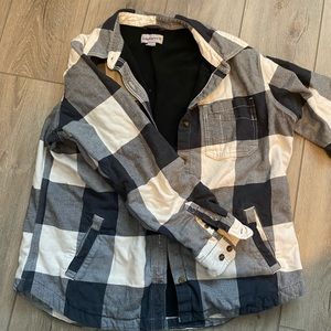 Carhartt - lined flannel jacket plaid size large